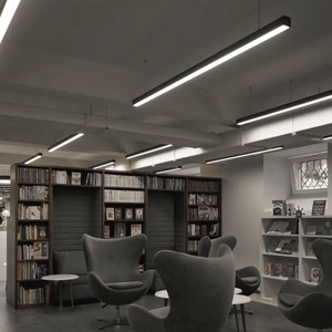 Фото галереи товара Подвесной светильник MS-LINEAR Линейный 50x50 2500mm 50W 3000/4000/6000К