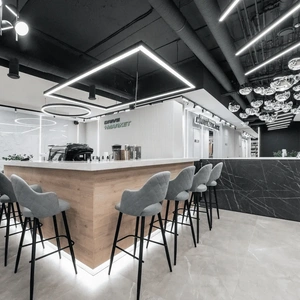 Фото галереи товара Подвесной светильник MS-LINEAR Линейный 50x50 2500mm 50W 3000/4000/6000К