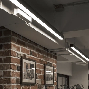 Фото галереи товара Подвесной светильник MS-LINEAR Линейный 50x50 2500mm 50W 3000/4000/6000К
